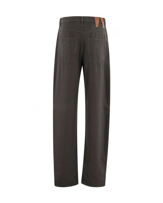 DARKPARK Gray Wide-Leg Jeans