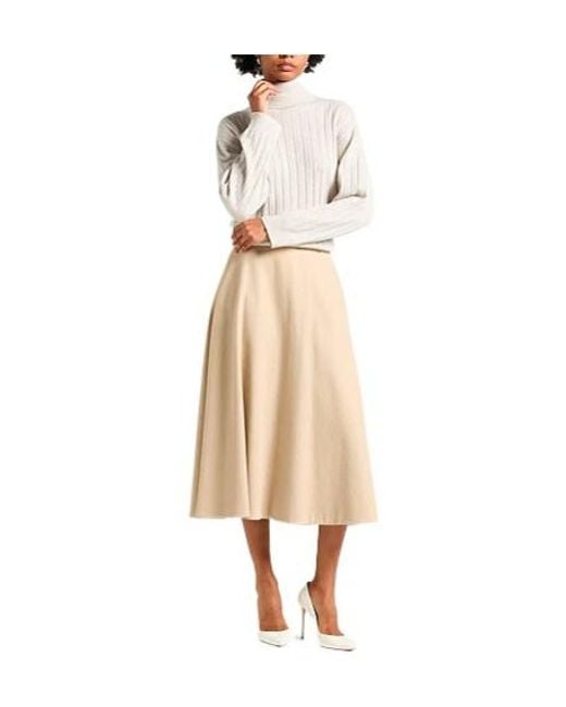 Brunello Cucinelli Natural Solidcolor Thick Cashmere Turtleneck Sweater