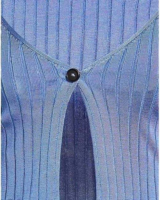 Marni Blue Cardigan Viscose, Polyamide, Elastane