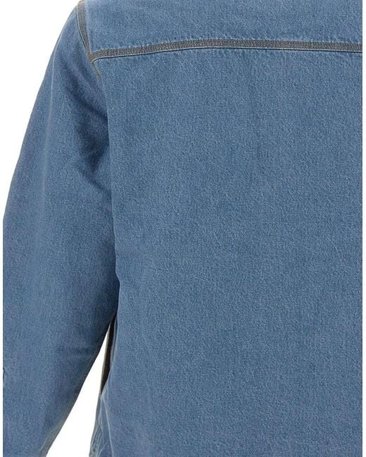 Filson Blue Long-Sleeved Denim Jacket for men