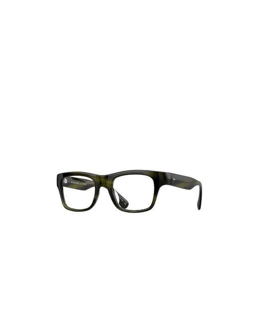 Oliver Peoples White Brisdon Curved Tips Glasses for men