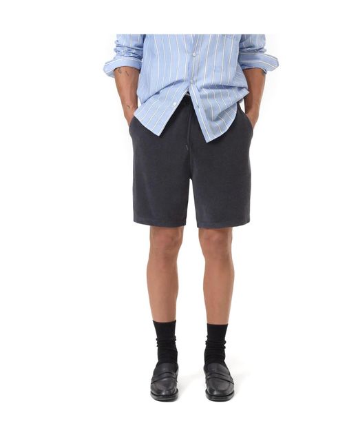 Closed Blue Drawstring Track Shorts for men