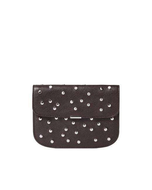 Lemaire Black Soft Tab Studs Wallet