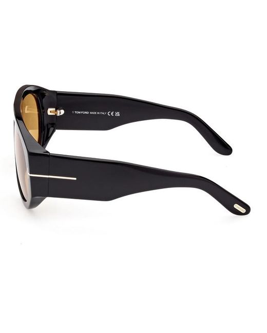 Tom Ford Metallic Logo Sunglasses for men