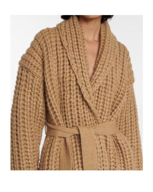 Altuzarra Brown Haines Wool-Blend Cardigan