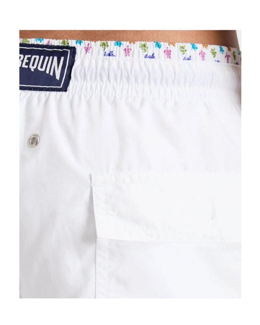 Vilebrequin Blue Swim Shorts Bicolor Micro Ronde Des Tortues for men