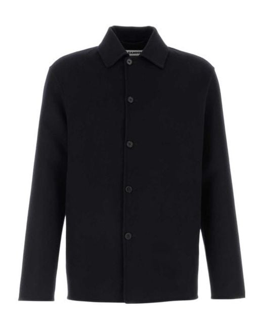 Jil Sander Blue Long Sleeve Shirt for men