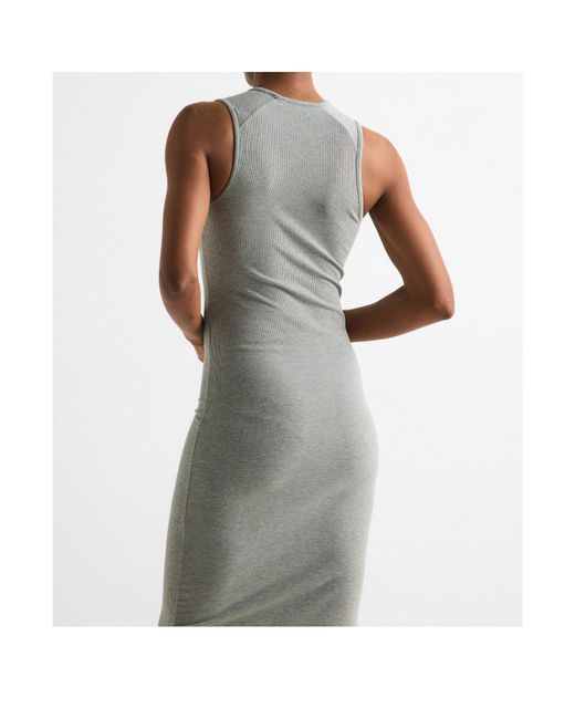 Fear Of God Gray Sleeveless Ribbed Dress