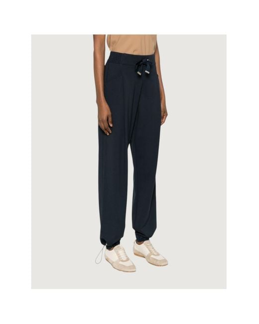 Herno Blue Drawstring Trousers