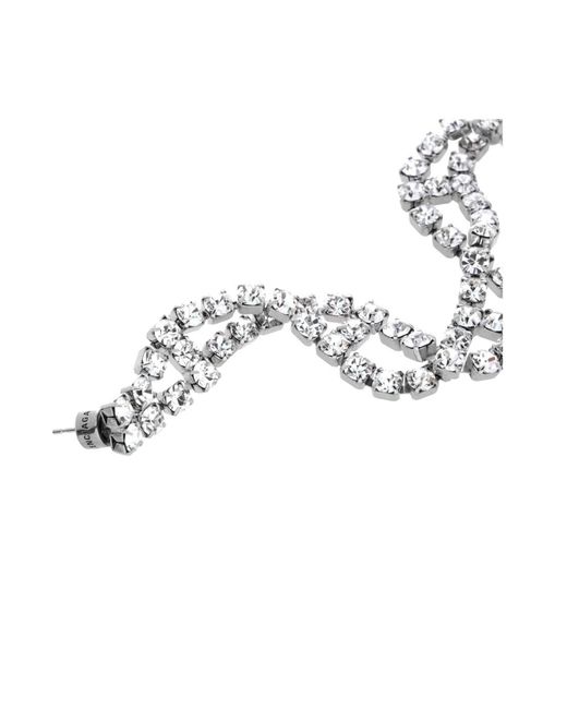 Balenciaga White Riviera Earrings