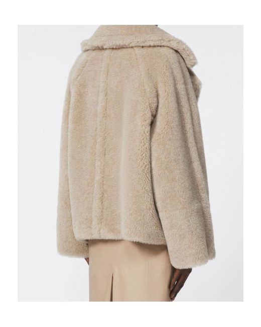 Max Mara Natural Cambusa Double-Breasted Coat