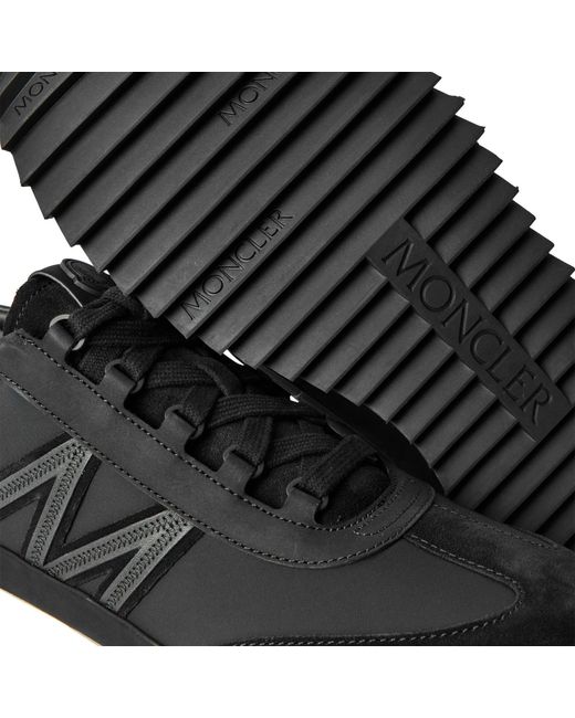 Moncler Black Simple Sports Shoes for men