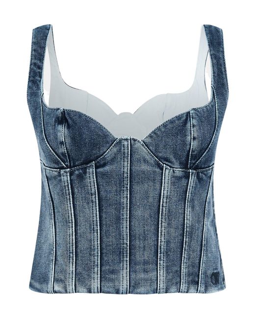 Off-White c/o Virgil Abloh Blue Camisole Top