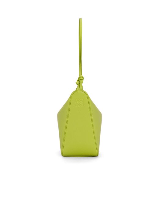 Loewe Green Mini Hammock Hobo Bag