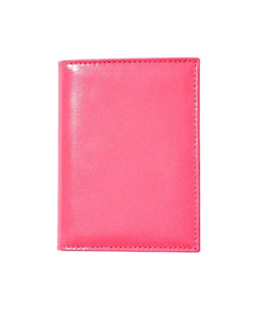 Comme des Garçons Pink Folding Wallet for men