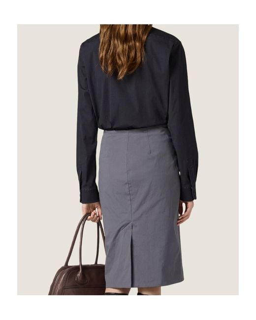 Miu Miu Blue Long-Sleeved Shirt