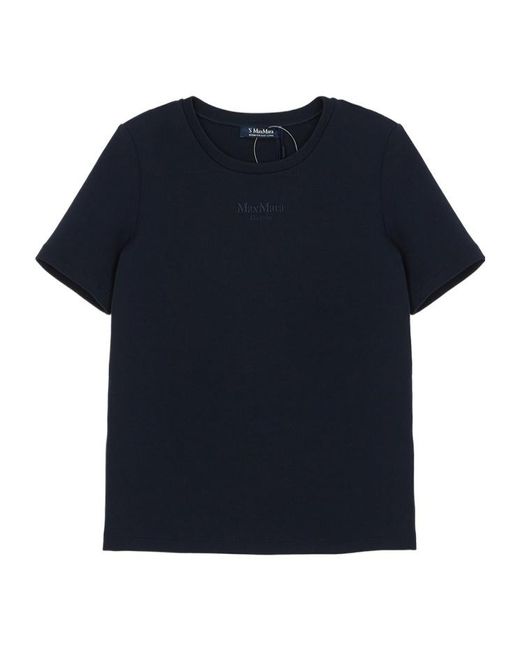 Max Mara Blue Short-Sleeved T-Shirt