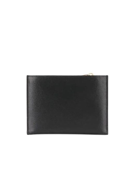 Saint Laurent Black Zippered Card Holder