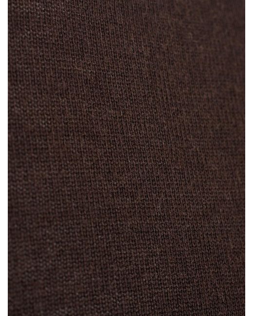 Drumohr Brown Roll Neck Merino Jumper for men
