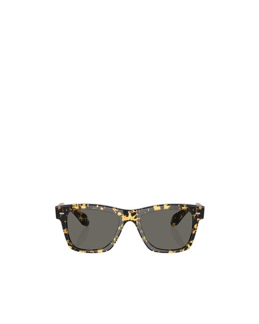 Oliver Peoples Gray N.04 Tortoiseshell-Effect Sunglasses for men