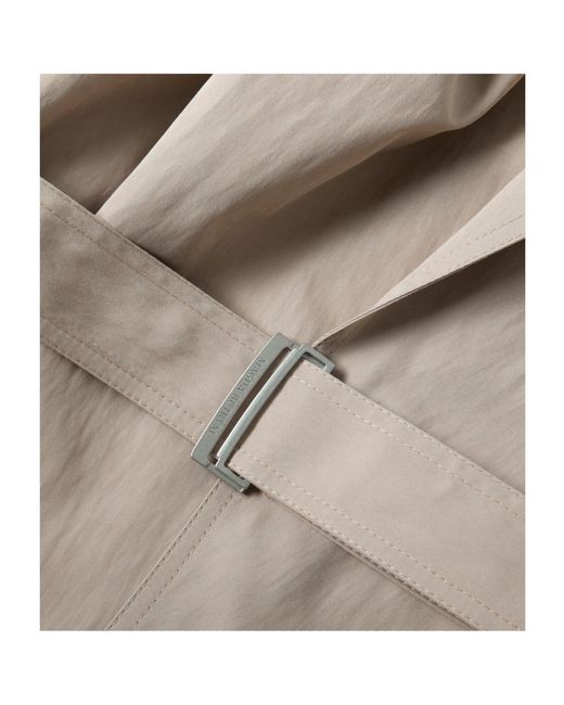 Magda Butrym Natural Khaki Lapel Cinched Waist Jacket