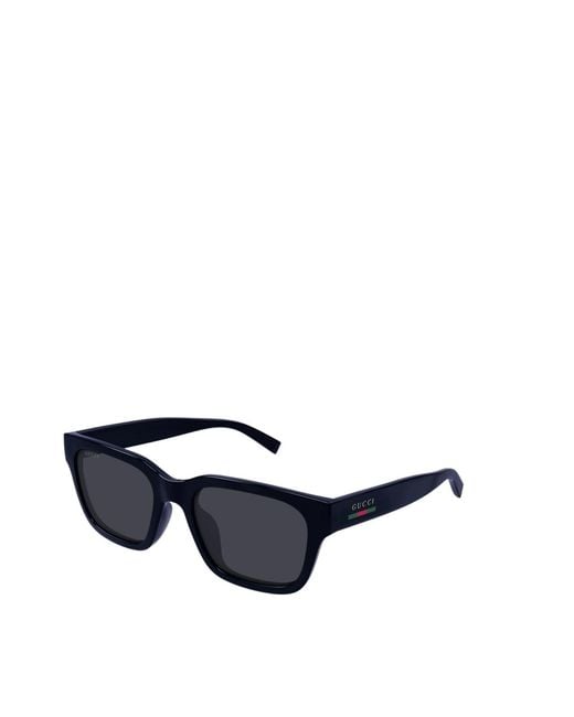 Gucci Blue Eyewear Square Frame Sunglasses for men
