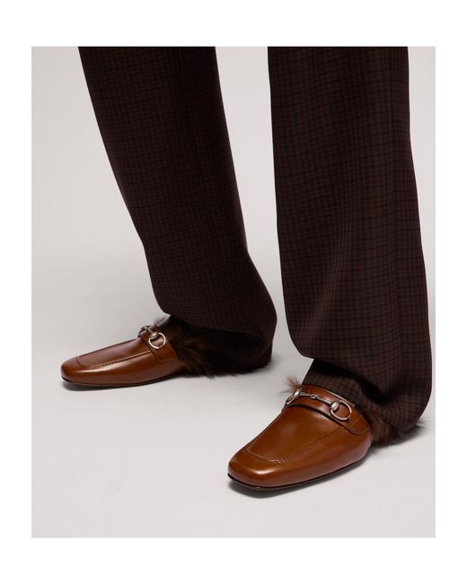 Gucci Brown Casanova Mule