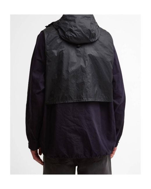 Barbour Blue X Kaptain Sunshine Smock Jacket for men