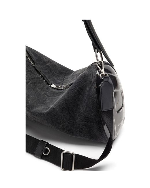 DIESEL Black Load D X Shoulder Bag for men