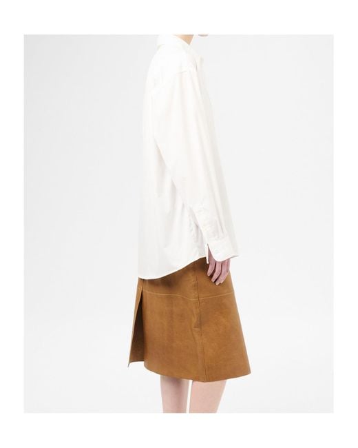 Our Legacy White Favourite Curved Hem Shirt