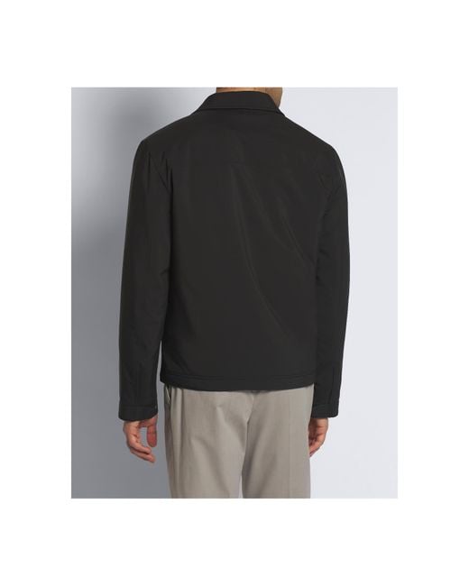 Brioni Black Performa Classic Blouson Jacket for men