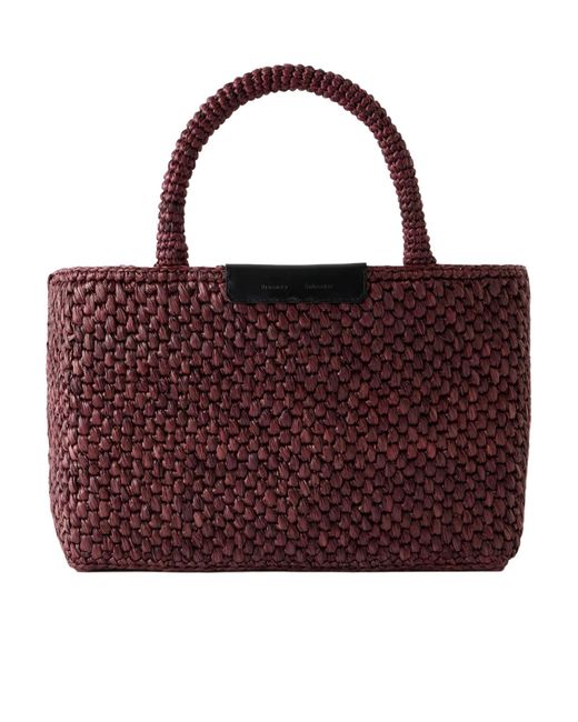 Proenza Schouler Red Burgundy Woven Tote Bag
