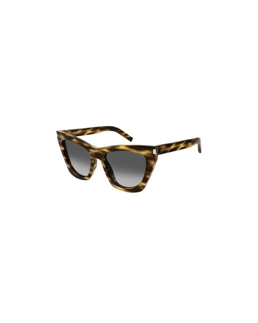 Saint Laurent Multicolor Eyewear Kate Cat-Eye Sunglasses