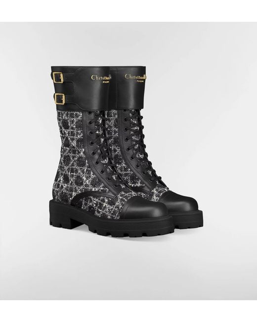 Dior Black D-Trap Ankle Boot