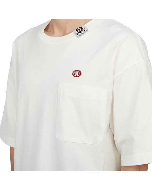 Maison Mihara Yasuhiro White Lo Fi Vision Crewneck T-Shirt for men