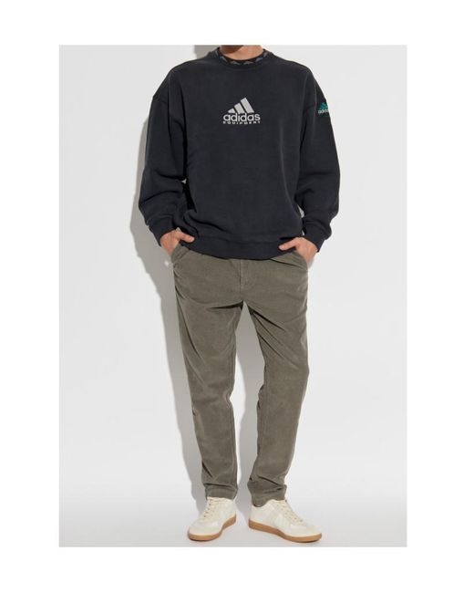 Woolrich Gray Garment-Dyed Corduroy Milton Pants for men