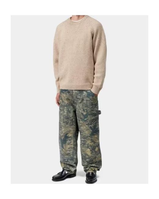 Carhartt Natural Anglistic Crewneck Knitted Sweater for men