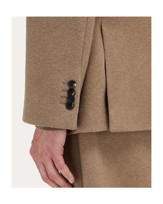 Ferragamo Brown Ferragamo Jersey Interlock Blazer for men