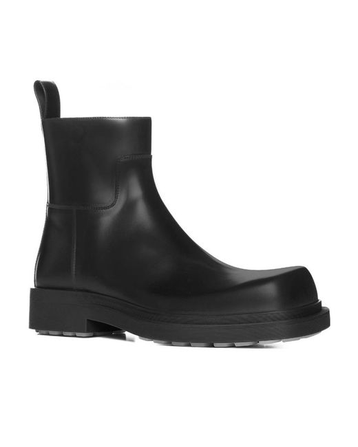 Bottega Veneta Black Ben Ankle Boots for men