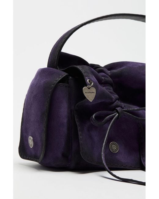 Acne Blue Multipocket Shoulder Bag