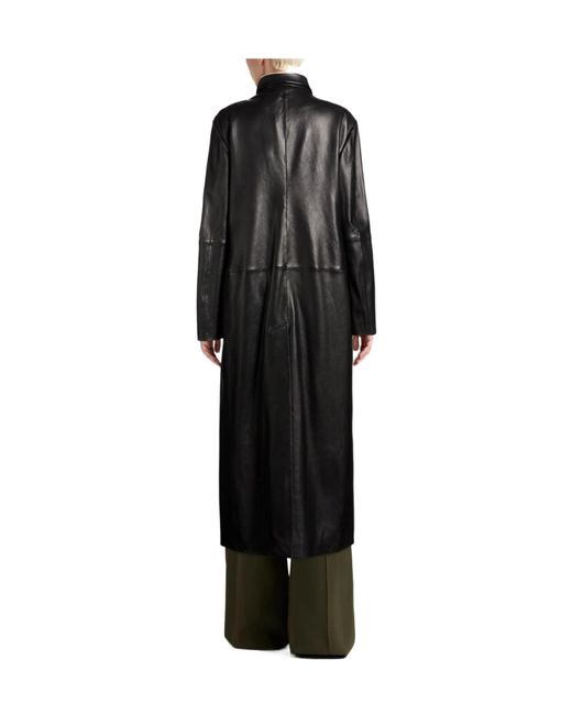DIESEL Black Simple Long Coat
