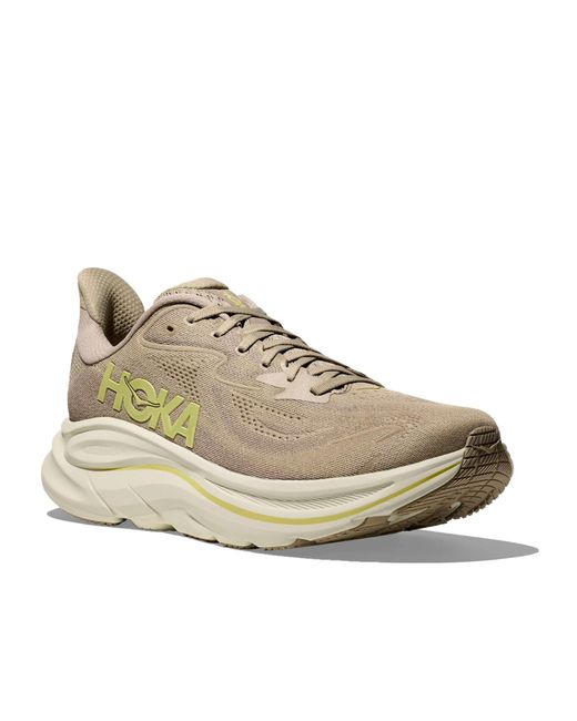Hoka One One Multicolor M Clifton 10 Raw Linen/Stone Sneakers for men