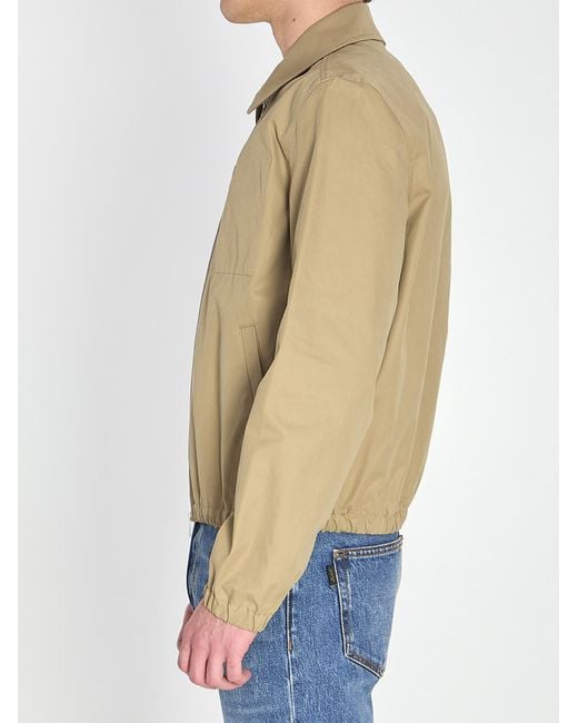 AMI Blue Ami De Coeur Zip Jacket for men