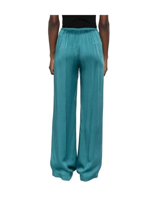 Forte_forte Blue Satin-Finish Trousers