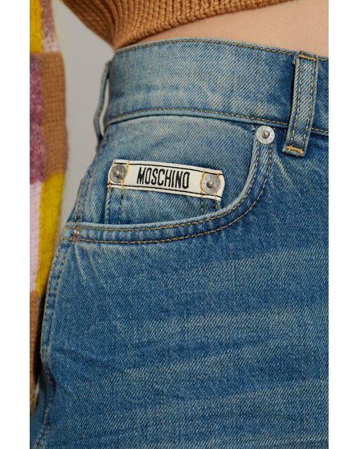 Moschino Blue Denim Skirt