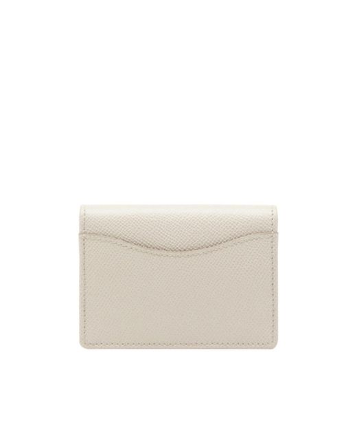 Ferragamo White Flip Card Bag