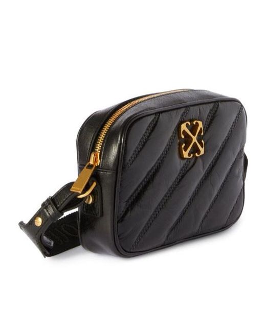 Off-White c/o Virgil Abloh Black Quilted Camera Bag