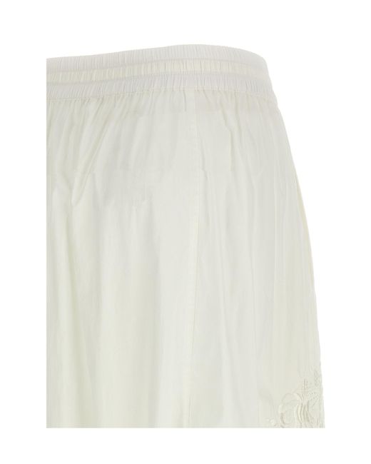P.A.R.O.S.H. White P.A.R.O..H. Ninja Wide-Leg Pants