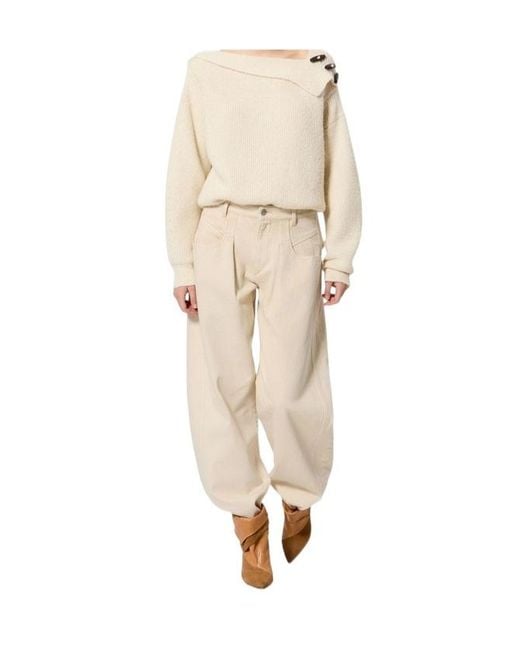 Isabel Marant Natural Lisha Pants