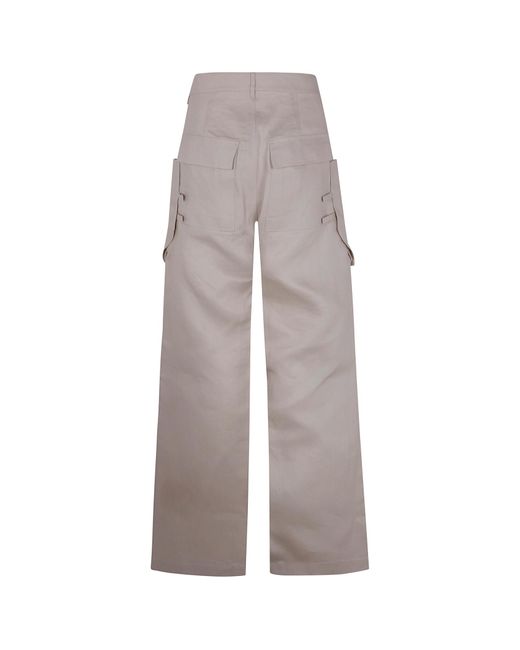 Rick Owens Gray Hollywood Stefan Cargo Pants for men